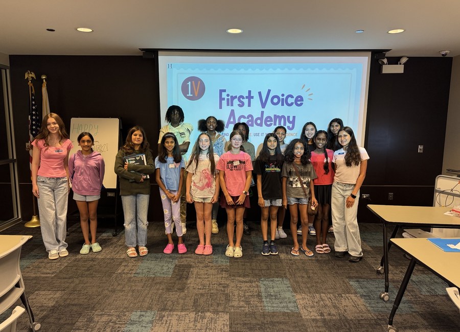 First Voice Academy group photo from the 2026 program.
